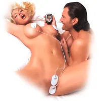 Electrostimulator Fetish Fantasy Shock Therapy Kit White photo 3