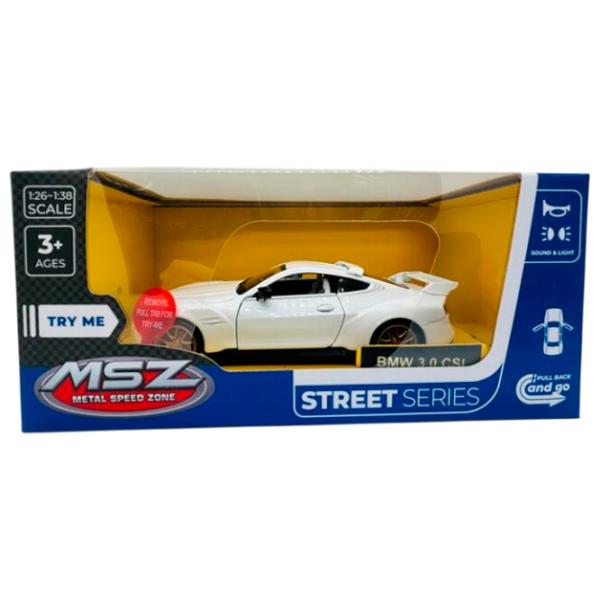 Машинка MSZ BMW 3.0 CSL 68732M / / Brown Белый photo 3