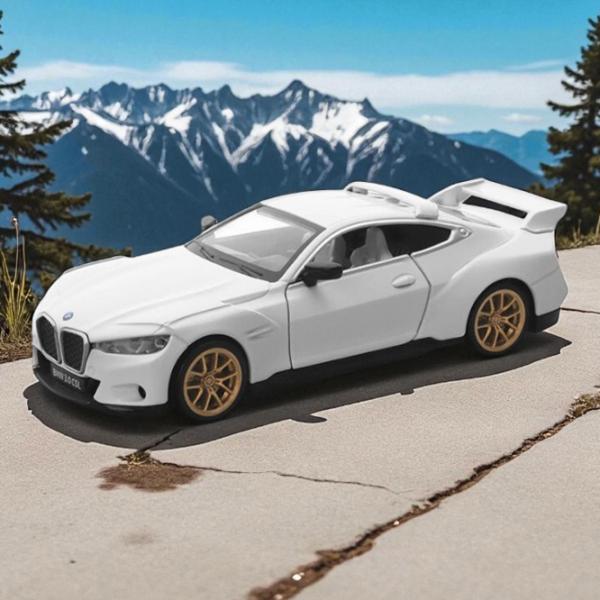 Машинка MSZ BMW 3.0 CSL 68732M / / Brown Белый photo 4