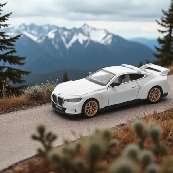 Машинка MSZ BMW 3.0 CSL 68732M / / Brown Белый photo 6
