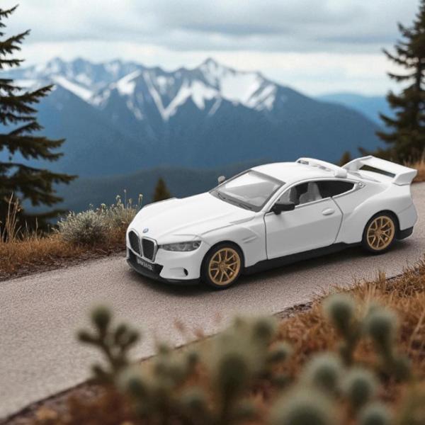 Машинка MSZ BMW 3.0 CSL 68732M / / Brown Белый photo 6