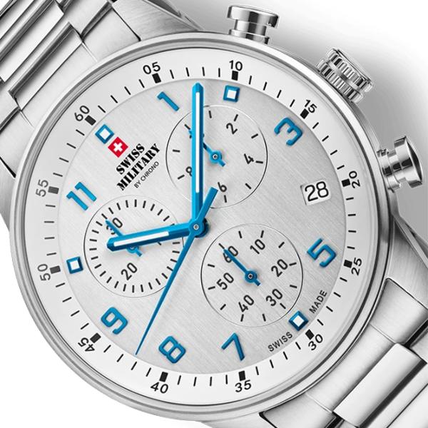 Ceas de mână pentru bărbați Swiss Military SM34114.03 Cuarț / 41 mm photo 4