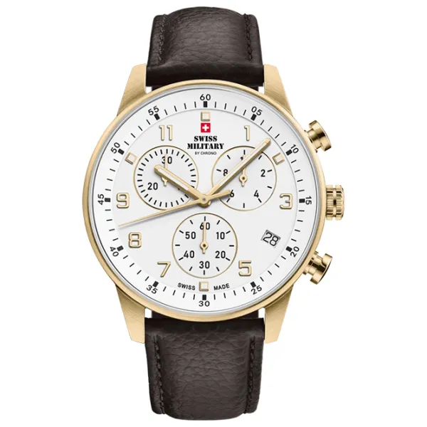 Ceas de mână pentru bărbați Swiss Military SM34114.11 Cuarț / 41 mm photo 1