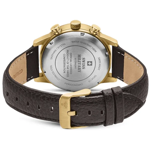 Ceas de mână pentru bărbați Swiss Military SM34114.11 Cuarț / 41 mm photo 3