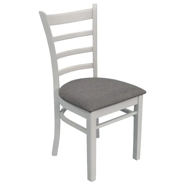 Set masă și scaune Evelin Raffles Oval + 4 COCO Ovală / MDF / White photo 3