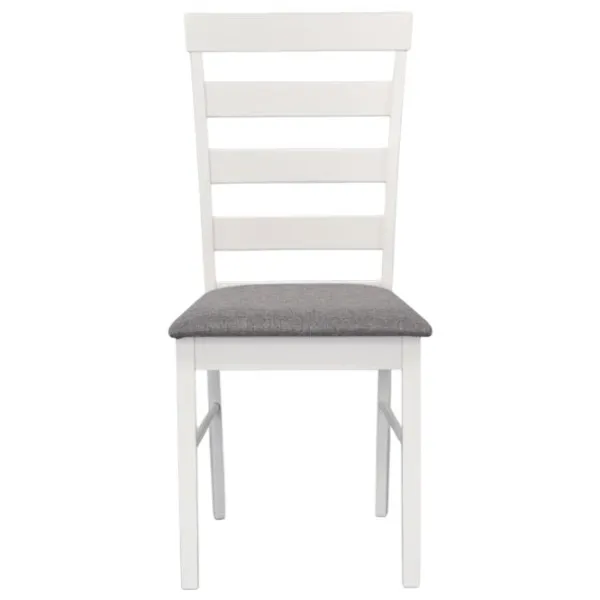 Set masă și scaune Evelin Raffles Oval + 4 GLORIA Ovală / MDF / White photo 2