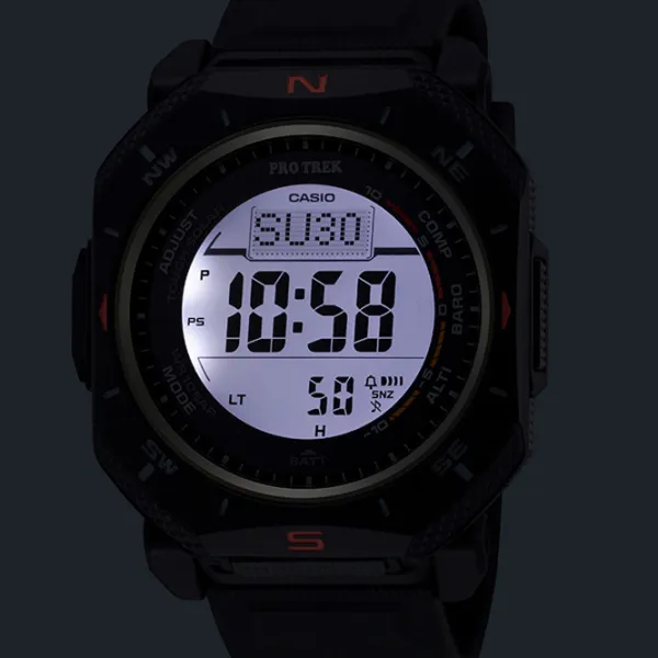 Наручные часы для мужчин Casio PRG-69-1ER Кварцевый c солнечной батареей / 53 x 46 мм photo 4