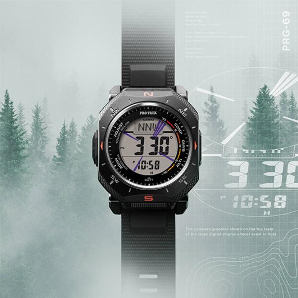 Наручные часы для мужчин Casio PRG-69-1ER Кварцевый c солнечной батареей / 53 x 46 мм photo 7