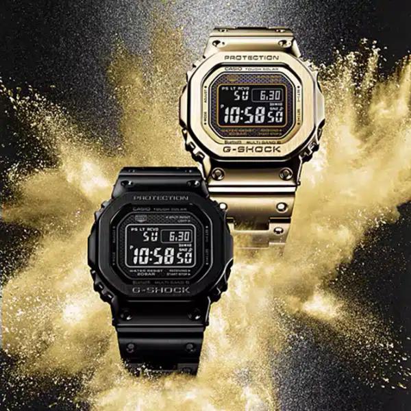 Ceas de mână unisex Casio GMW-BZ5000GD-9ER Cuarț cu o baterie solară / 49 x 44 mm photo 4