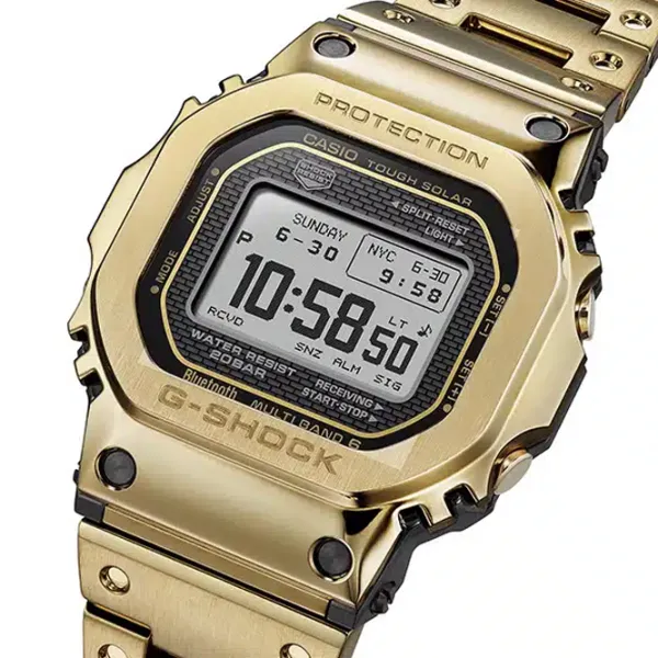 Ceas de mână unisex Casio GMW-BZ5000GD-9ER Cuarț cu o baterie solară / 49 x 44 mm photo 5