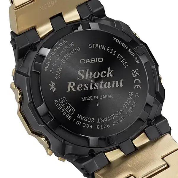 Ceas de mână unisex Casio GMW-BZ5000GD-9ER Cuarț cu o baterie solară / 49 x 44 mm photo 6
