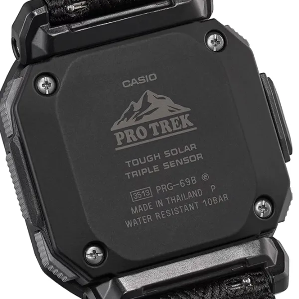 Ceas de mână pentru bărbați Casio PRG-69B-1ER Cuarț cu o baterie solară / 53 x 46 mm photo 6