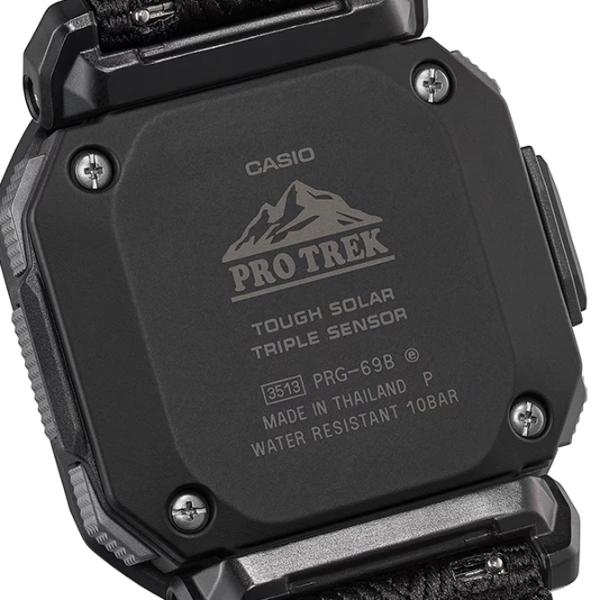 Ceas de mână pentru bărbați Casio PRG-69B-1ER Cuarț cu o baterie solară / 53 x 46 mm photo 6