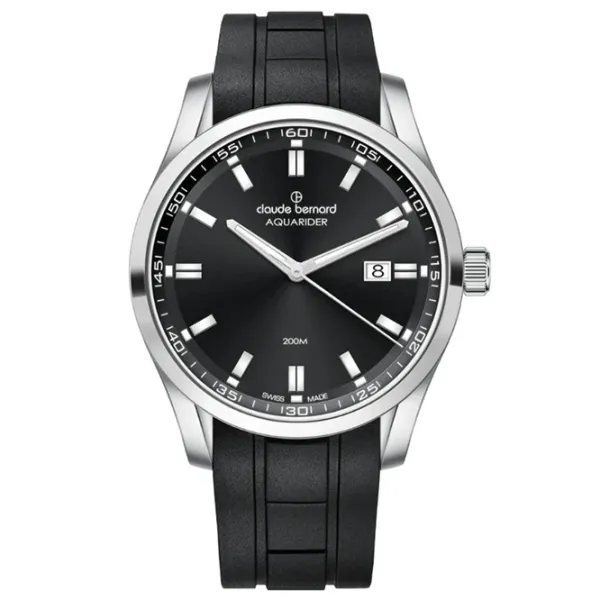 Ceas de mână pentru bărbați Claude Bernard 53028-3CA-NIN Cuarț / 42 mm photo 1