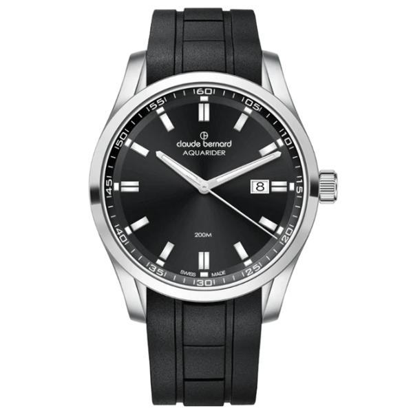 Ceas de mână pentru bărbați Claude Bernard 53028-3CA-NIN Cuarț / 42 mm photo 1