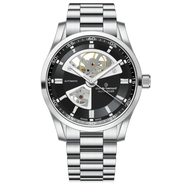 Ceas de mână pentru bărbați Claude Bernard 85030-3M-NIN Mecanic / 42 mm photo 1