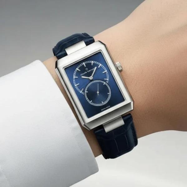 Ceas de mână pentru femei Claude Bernard 23099-3CBU-BUIN Cuarț / 30 x 21 mm photo 3
