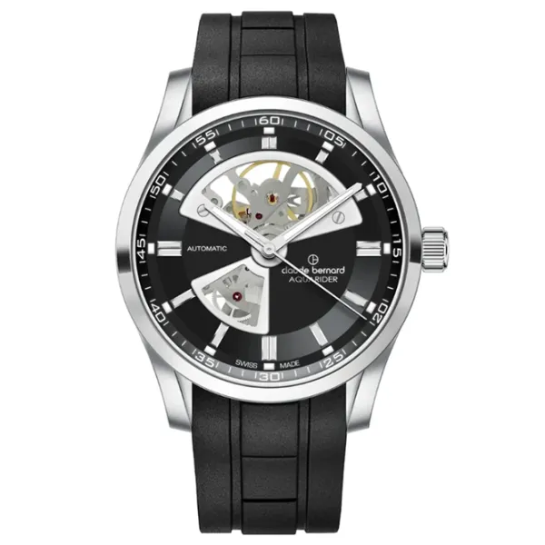 Ceas de mână pentru bărbați Claude Bernard 85030-3CA-NIN Mecanic / 42 mm photo 1