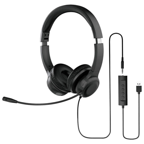 Наушники Acer AHW154 Черный Проводная/ Для офиса photo 1