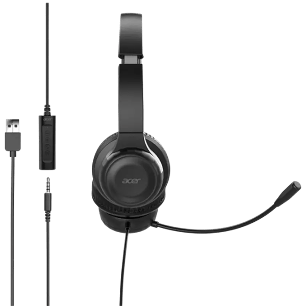 Наушники Acer AHW154 Черный Проводная/ Для офиса photo 3