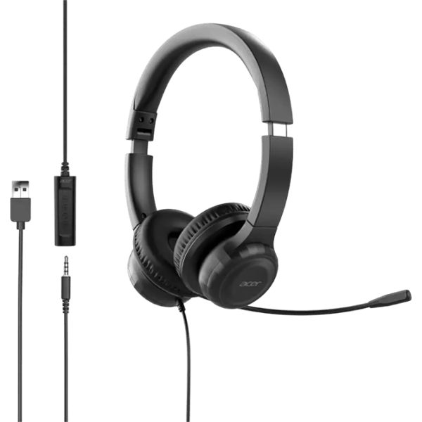 Наушники Acer AHW154 Черный Проводная/ Для офиса photo 5