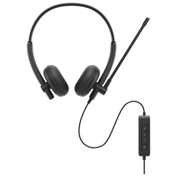 Наушники Dell Wired WH125 Черный Проводная/ Для офиса photo 1