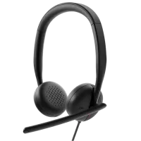Наушники Dell Pro WH3024 Черный Проводная/ Персональный