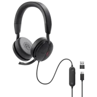 Căști Dell WH5024 Black Cu fir/ Pentru birou photo 5