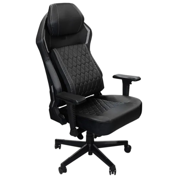 Scaun Gaming DecoPrim Nitro Gray Black photo 1