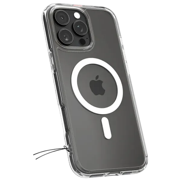 Чехол для смартфона Apple iPhone 16 Pro Spigen / MagSafe Back / ТПУ / Прозрачный Белый photo 2