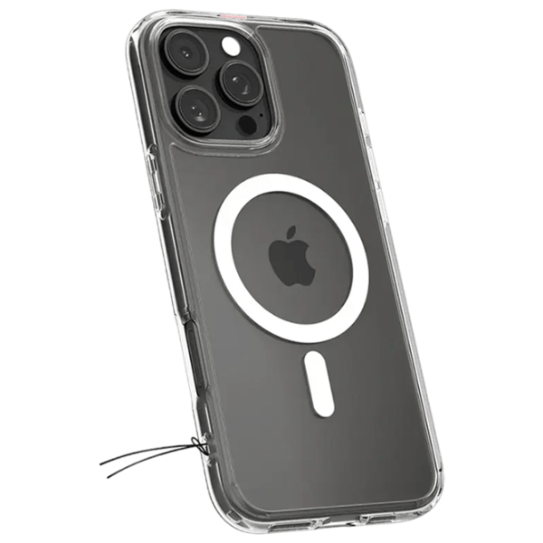 Чехол для смартфона Apple iPhone 16 Pro Spigen / MagSafe Back / ТПУ / Прозрачный Белый photo 2