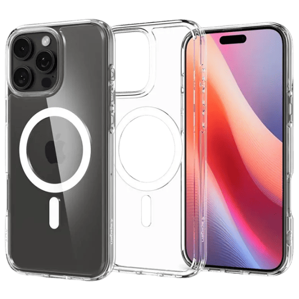 Чехол для смартфона Apple iPhone 16 Pro Spigen / MagSafe Back / ТПУ / Прозрачный Белый photo 1