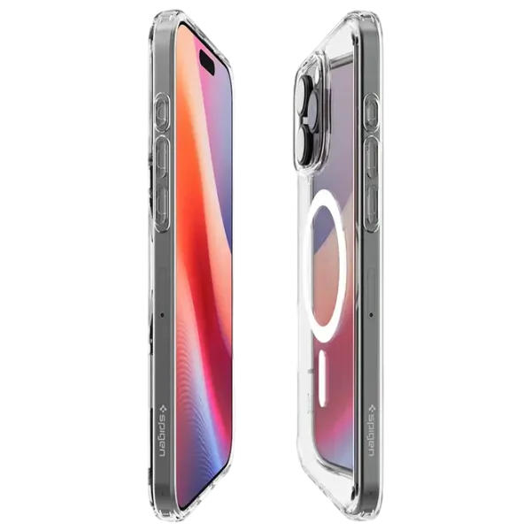 Чехол для смартфона Apple iPhone 16 Pro Spigen / MagSafe Back / ТПУ / Прозрачный Белый photo 5