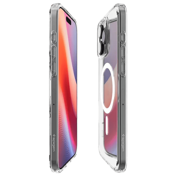 Чехол для смартфона Apple iPhone 16 Pro Spigen / MagSafe Back / ТПУ / Прозрачный Белый photo 5