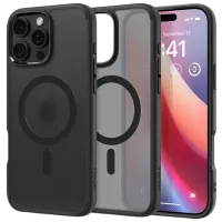 Чехол для смартфона Apple iPhone 16 Pro Spigen / MagSafe Back / ТПУ / Прозрачный Черный