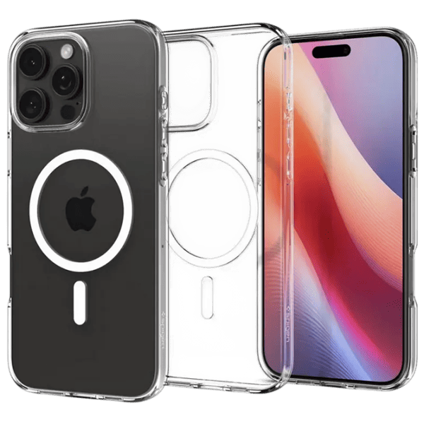 Чехол для смартфона Apple iPhone 16 Pro Spigen / Back / ТПУ / White Прозрачный photo 1