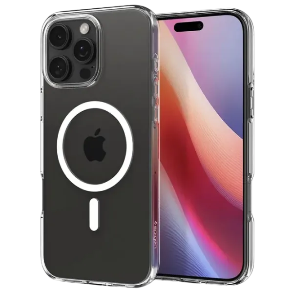 Чехол для смартфона Apple iPhone 16 Pro Spigen / Back / ТПУ / White Прозрачный photo 3