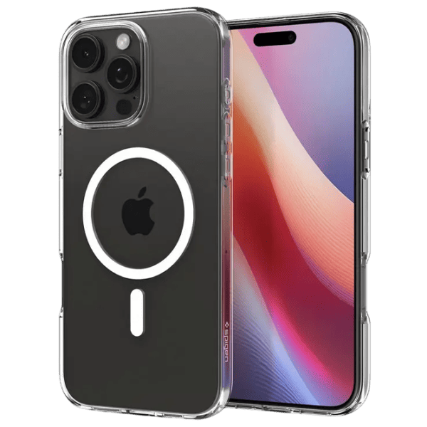 Чехол для смартфона Apple iPhone 16 Pro Spigen / Back / ТПУ / White Прозрачный photo 3