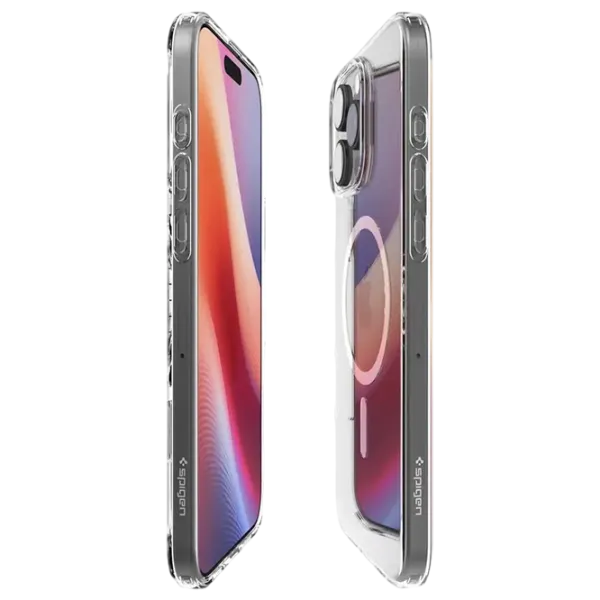 Чехол для смартфона Apple iPhone 16 Pro Spigen / Back / ТПУ / White Прозрачный photo 5