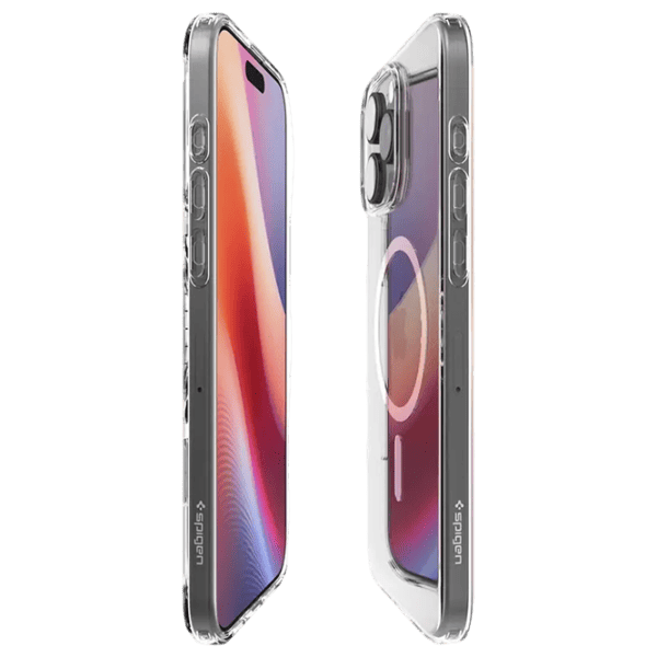 Чехол для смартфона Apple iPhone 16 Pro Spigen / Back / ТПУ / White Прозрачный photo 5