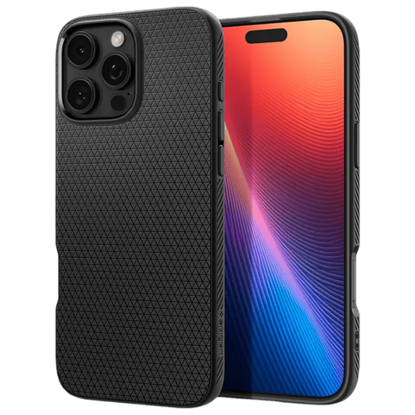 Чехол для смартфона Apple iPhone 16 Pro Spigen / Back / ТПУ / Черный Матовый черный photo 1