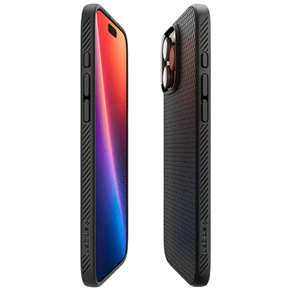 Чехол для смартфона Apple iPhone 16 Pro Spigen / Back / ТПУ / Черный Матовый черный photo 5