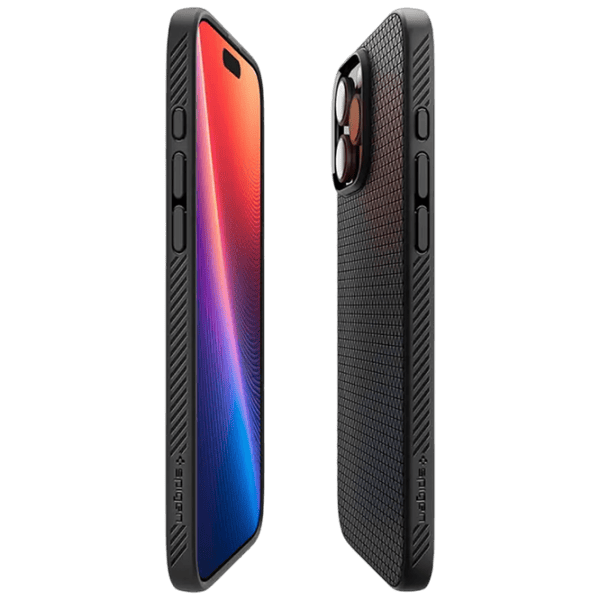 Чехол для смартфона Apple iPhone 16 Pro Spigen / Back / ТПУ / Черный Матовый черный photo 5