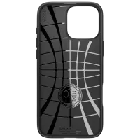 Husă pentru smartphone Apple iPhone 16 Pro Spigen / Back / TPU / Black Black Matt photo 7