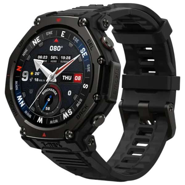 Ceas inteligent Amazfit T-Rex 3 Pro  1.5" / 44 mm / Black - Black / W2548GL5N photo 1