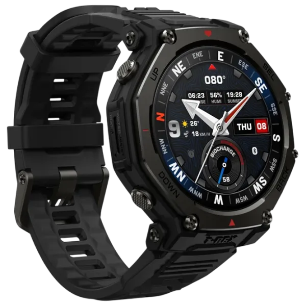 Ceas inteligent Amazfit T-Rex 3 Pro  1.5" / 44 mm / Black - Black / W2548GL5N photo 7