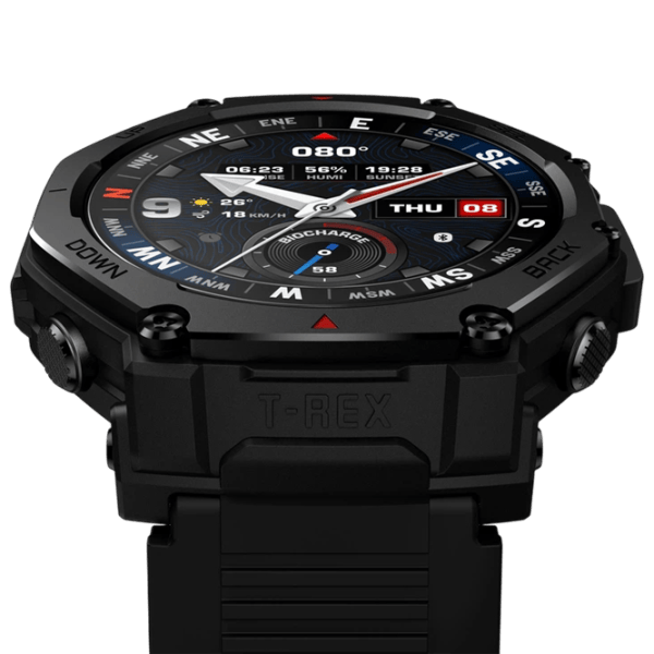 Ceas inteligent Amazfit T-Rex 3 Pro  1.5" / 44 mm / Black - Black / W2548GL5N photo 9