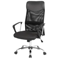 Fotoliu de birou Fabrik Home N 23 Modern Plasă acrilică/ Dark Gray Black