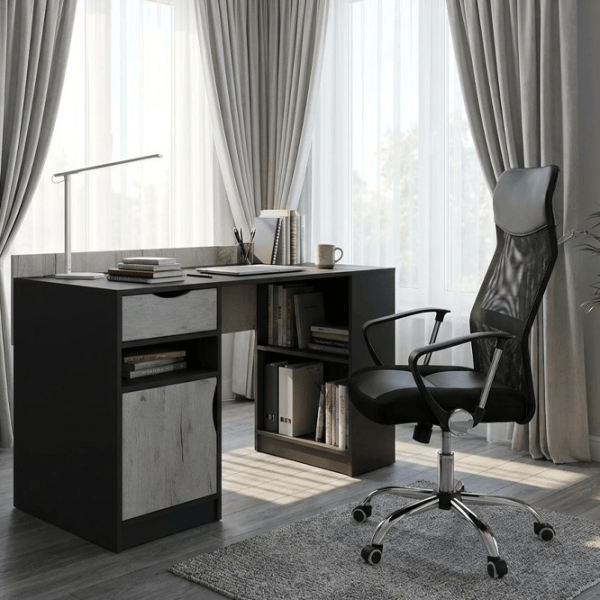 Fotoliu de birou Fabrik Home N 23 Modern Plasă acrilică/ Black Gray photo 3