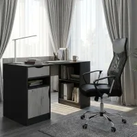 Fotoliu de birou Fabrik Home N 23 Modern Plasă acrilică/ Black Gray photo 3